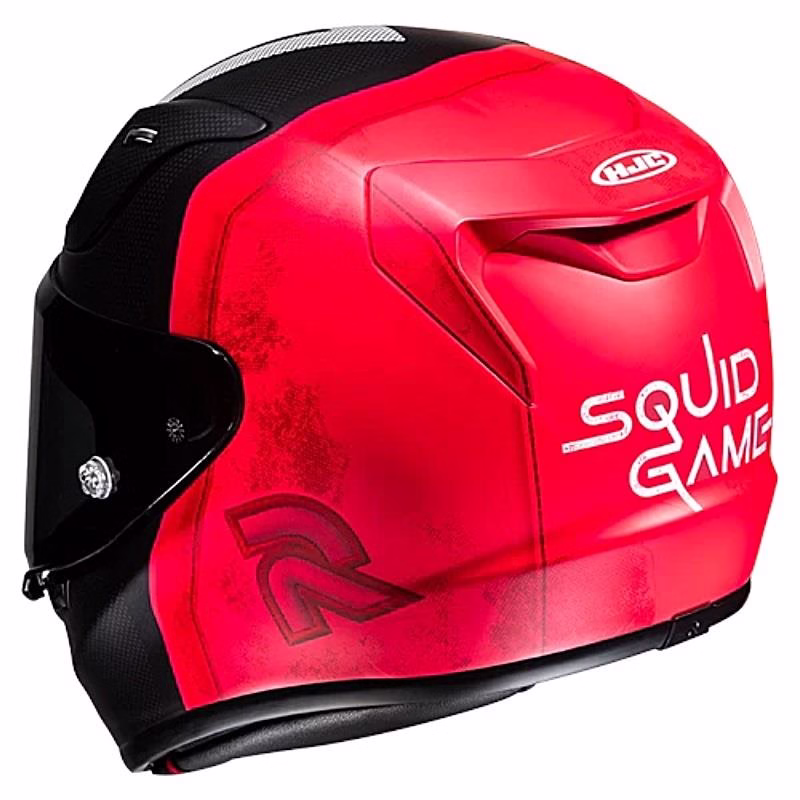 HJC integralna motoristična čelada RPHA 12 NETFLIX SQUID GAME MC1SF Rdeča/Bela/Črna S