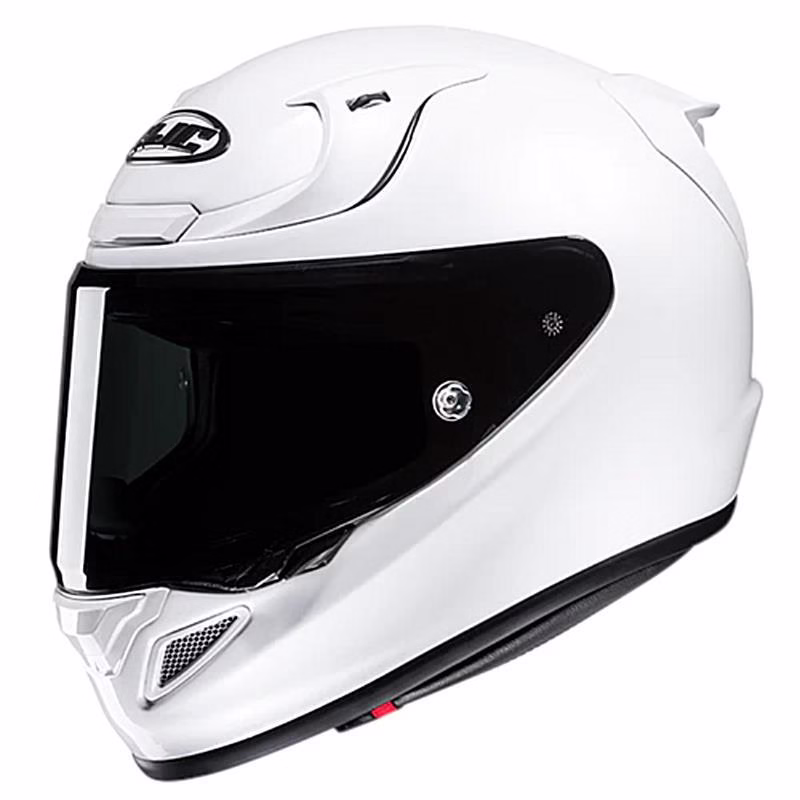 HJC integralna motoristična čelada RPHA 12 SOLID Bela Perla M