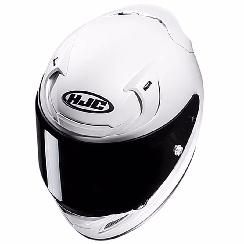 HJC integralna motoristična čelada RPHA 12 SOLID Bela Perla S