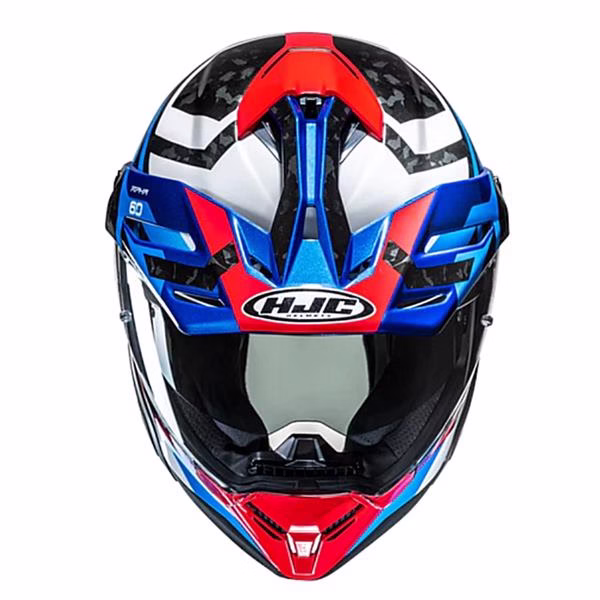 HJC integralna motoristična čelada RPHA 60 DAKAR MC21 Črna/Bela/Modra/Rdeča L