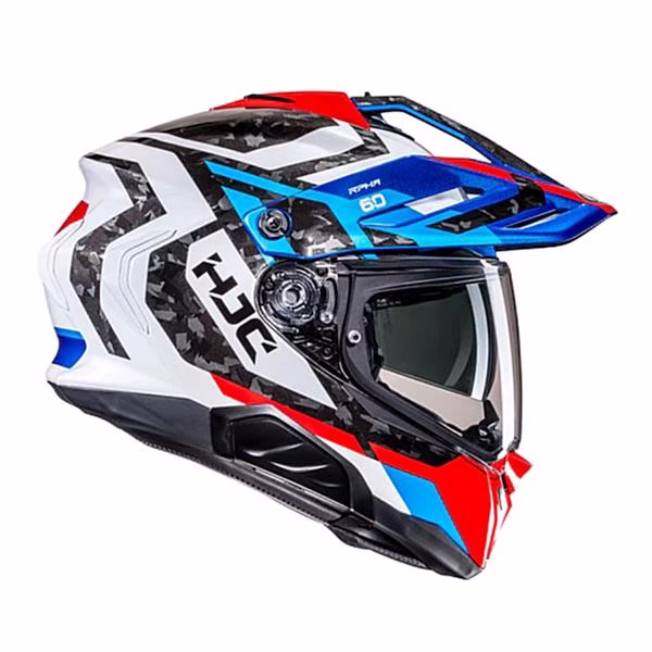 HJC integralna motoristična čelada RPHA 60 DAKAR MC21 Črna/Bela/Modra/Rdeča XL