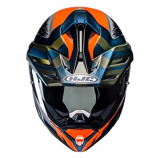 HJC integralna motoristična čelada RPHA 60 QUID MC47SF Modra/Oranžna/Siva S