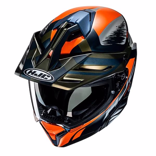 HJC integralna motoristična čelada RPHA 60 QUID MC47SF Modra/Oranžna/Siva XL