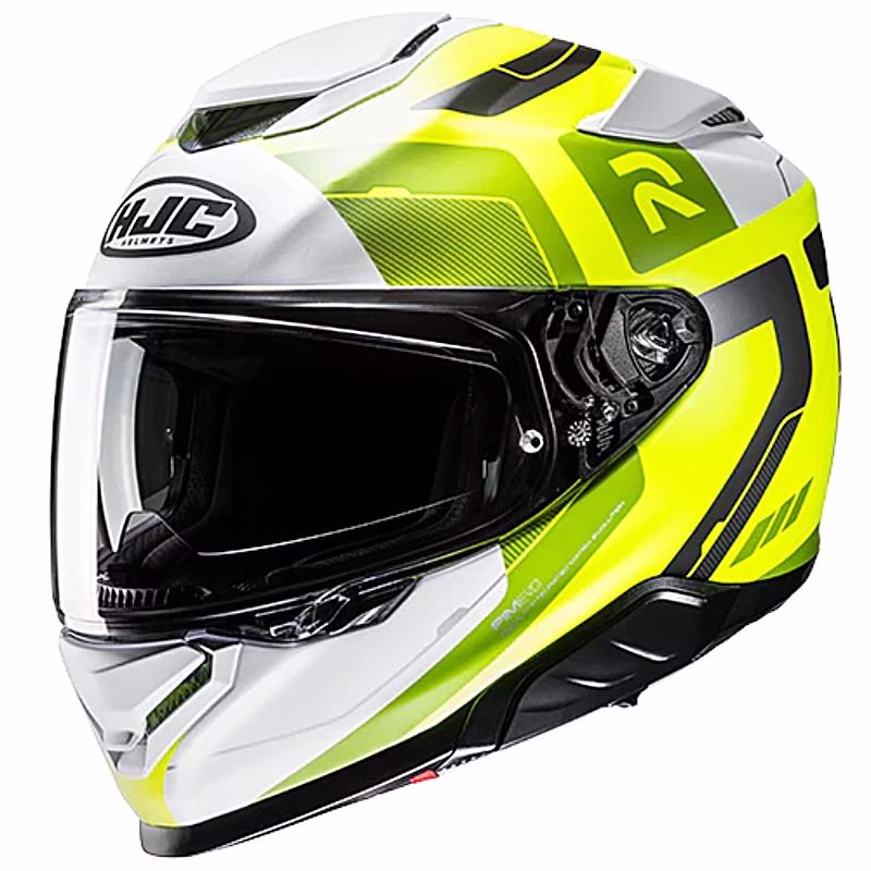 HJC integralna motoristična čelada RPHA 71 COZAD MC3HSF Bela/Rumena S