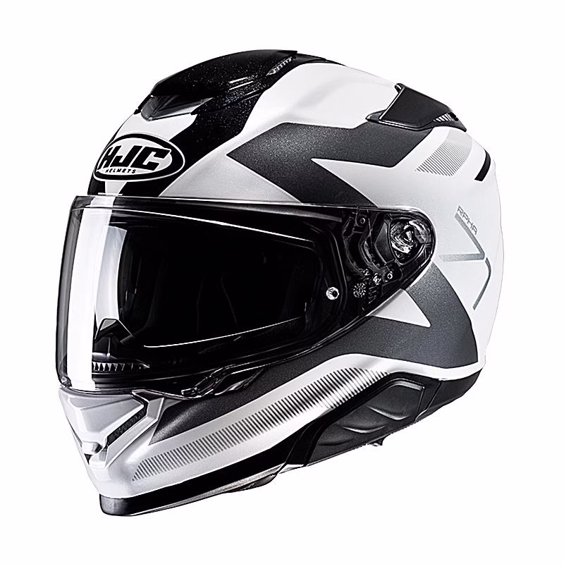 HJC integralna motoristična čelada RPHA 71 PINNA MC10 Bela/Črna/Siva XL