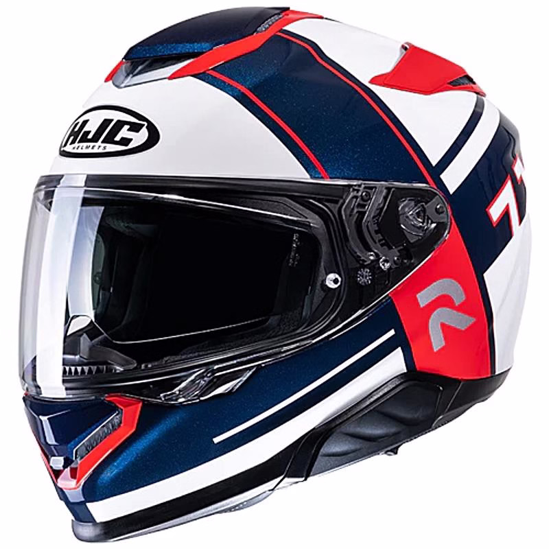 HJC integralna motoristična čelada RPHA 71 ZECHA MC21 Modra/Bela/Rdeča XS