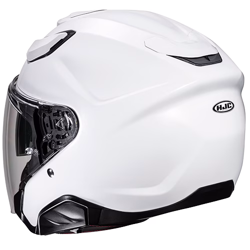 HJC jet motoristična čelada F31 SOLID Bela Perla M