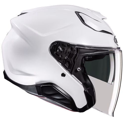 HJC jet motoristična čelada F31 SOLID Bela Perla S