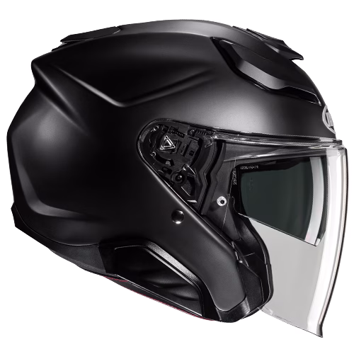 HJC jet motoristična čelada F31 SOLID Črna Mat XL