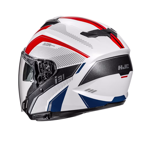 HJC jet motoristična čelada i31 RENO MC21 Bela/Rdeča/Modra L
