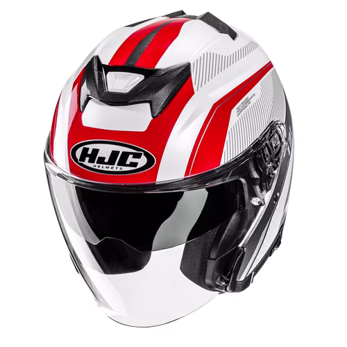 HJC jet motoristična čelada i31 RENO MC21 Bela/Rdeča/Modra S