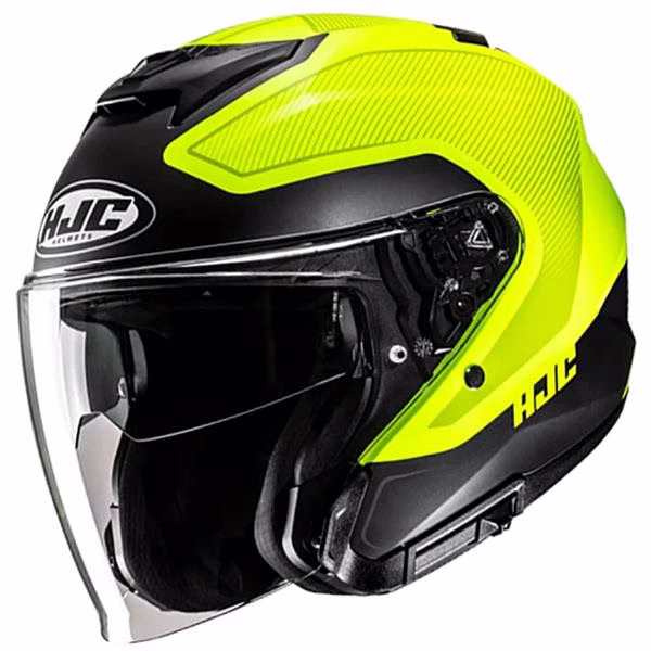 HJC jet motoristična čelada i31 TEVIS MC3HSF Rumena/Črna L