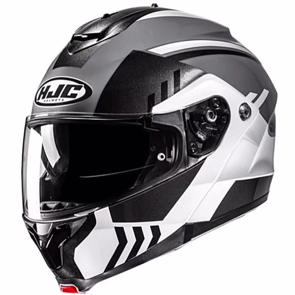 HJC preklopna motoristična čelada C91N KAON MC5 Črna Mat/Siva/Bela L