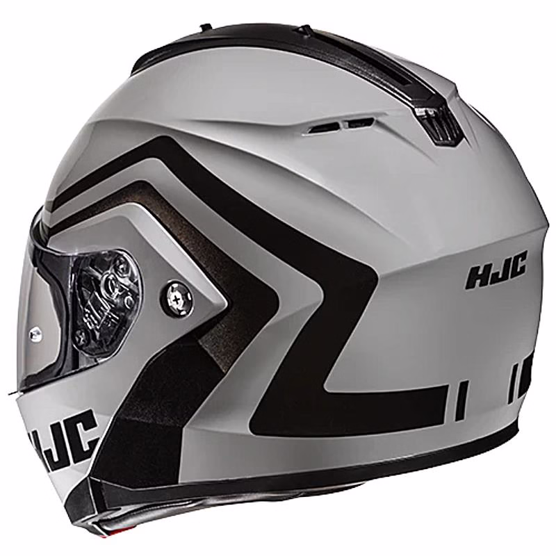 HJC preklopna motoristična čelada C91N NEPOS MC5 Siva Mat/Črna M
