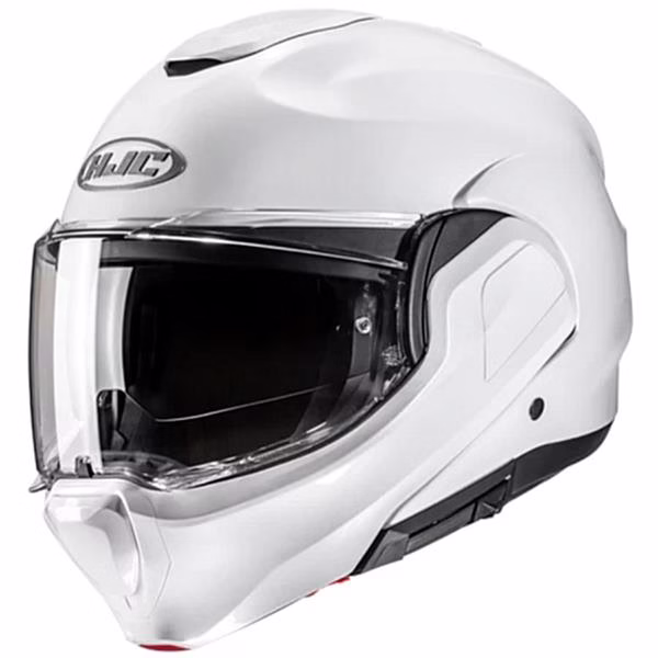 HJC preklopna motoristična čelada F100 SOLID Bela Perla M