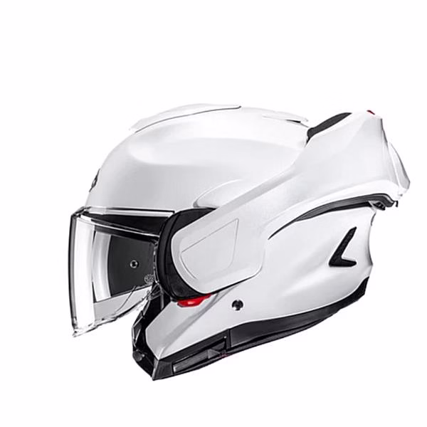 HJC preklopna motoristična čelada F100 SOLID Bela Perla M