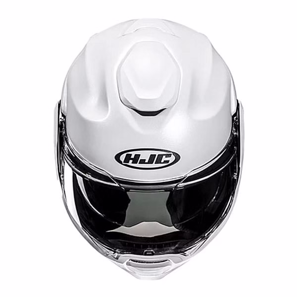HJC preklopna motoristična čelada F100 SOLID Bela Perla M