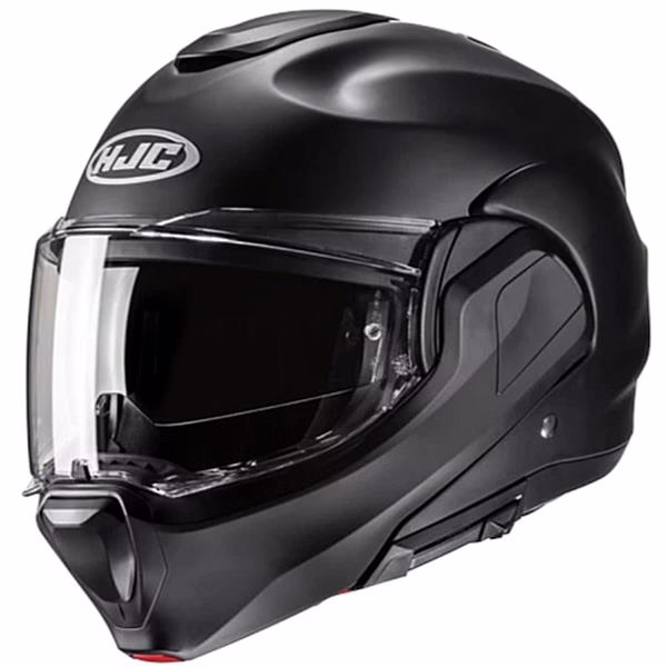 HJC preklopna motoristična čelada F100 SOLID Črna Mat S