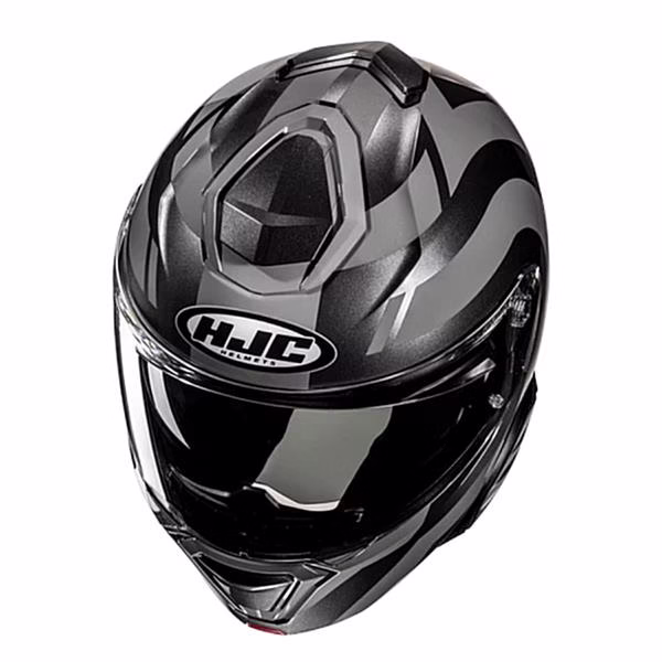 HJC preklopna motoristična čelada i91 ARVEN MC5 Črna Mat/Siva 2XL