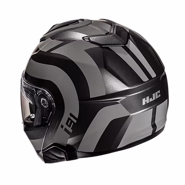HJC preklopna motoristična čelada i91 ARVEN MC5 Črna Mat/Siva 2XL