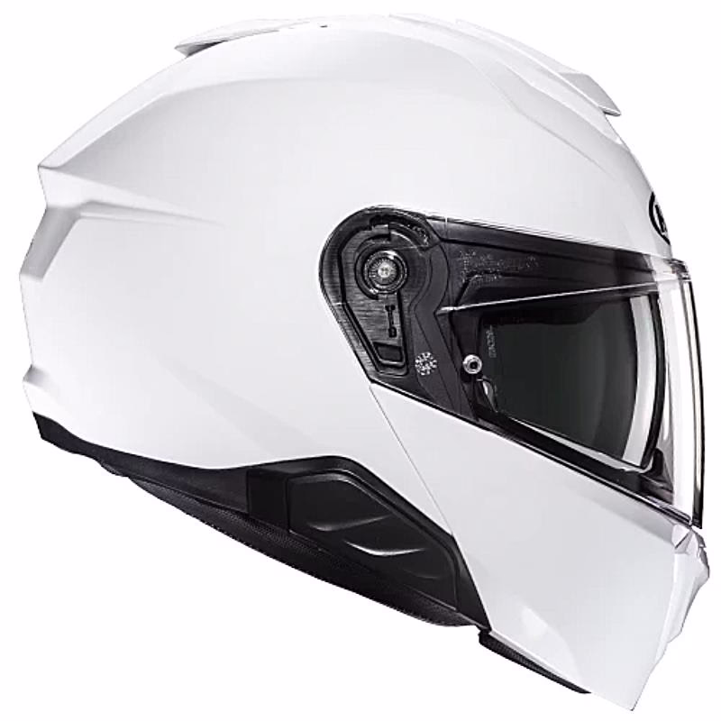 HJC preklopna motoristična čelada i91 SOLID Bela Perla XS