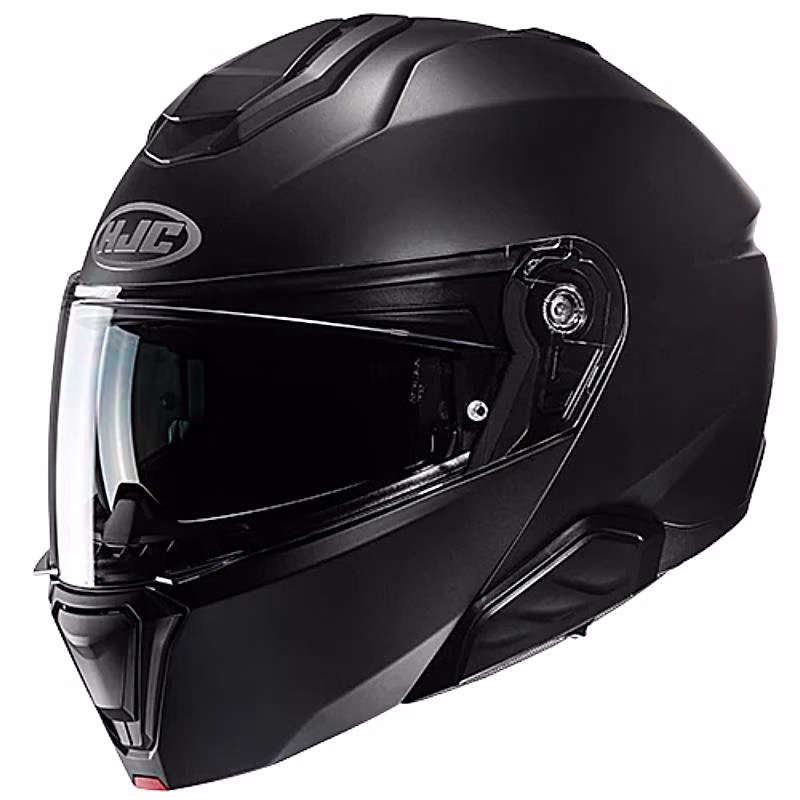 HJC preklopna motoristična čelada i91 SOLID Črna Mat 2XL