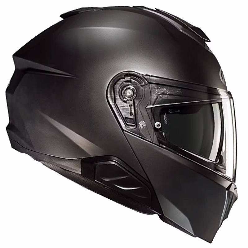 HJC preklopna motoristična čelada i91 SOLID Črna Mat 2XL