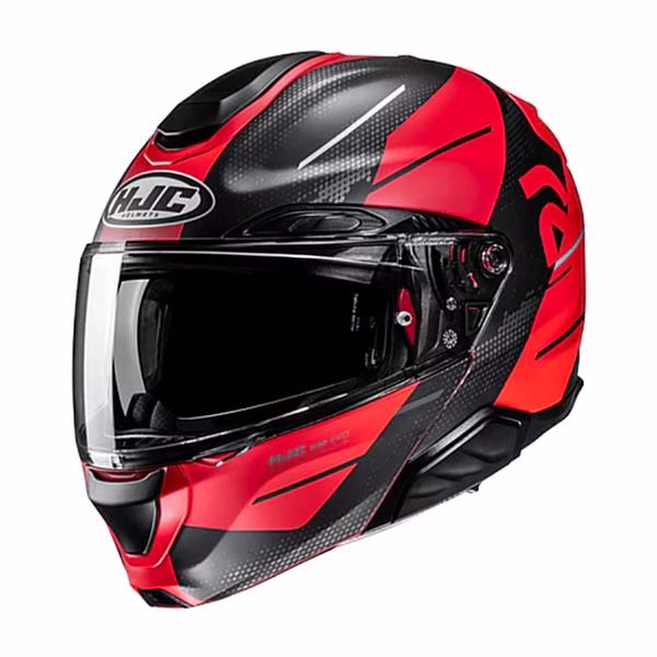 HJC preklopna motoristična čelada RPHA 91 BLAT MC1SF Rdeča Mat/Črna M
