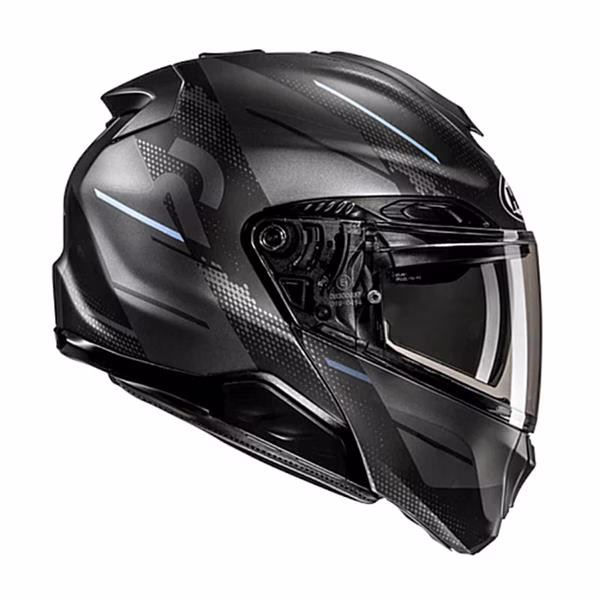 HJC preklopna motoristična čelada RPHA 91 BLAT MSRP Črna Mat/Siva M
