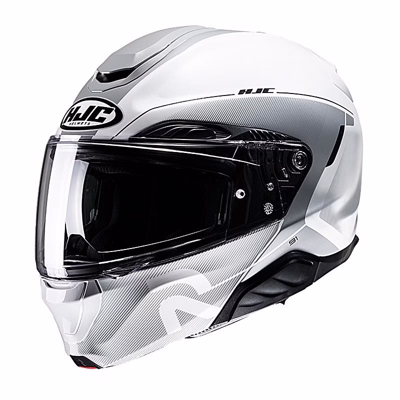 HJC preklopna motoristična čelada RPHA 91 COMBUST MC10 Bela/Siva S