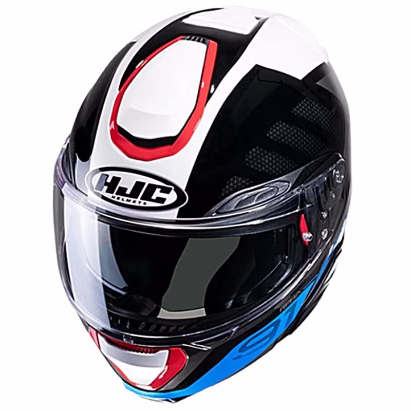 HJC preklopna motoristična čelada RPHA 91 RAFINO MC21 Črna/Bela/Modra/Rdeča 2XL