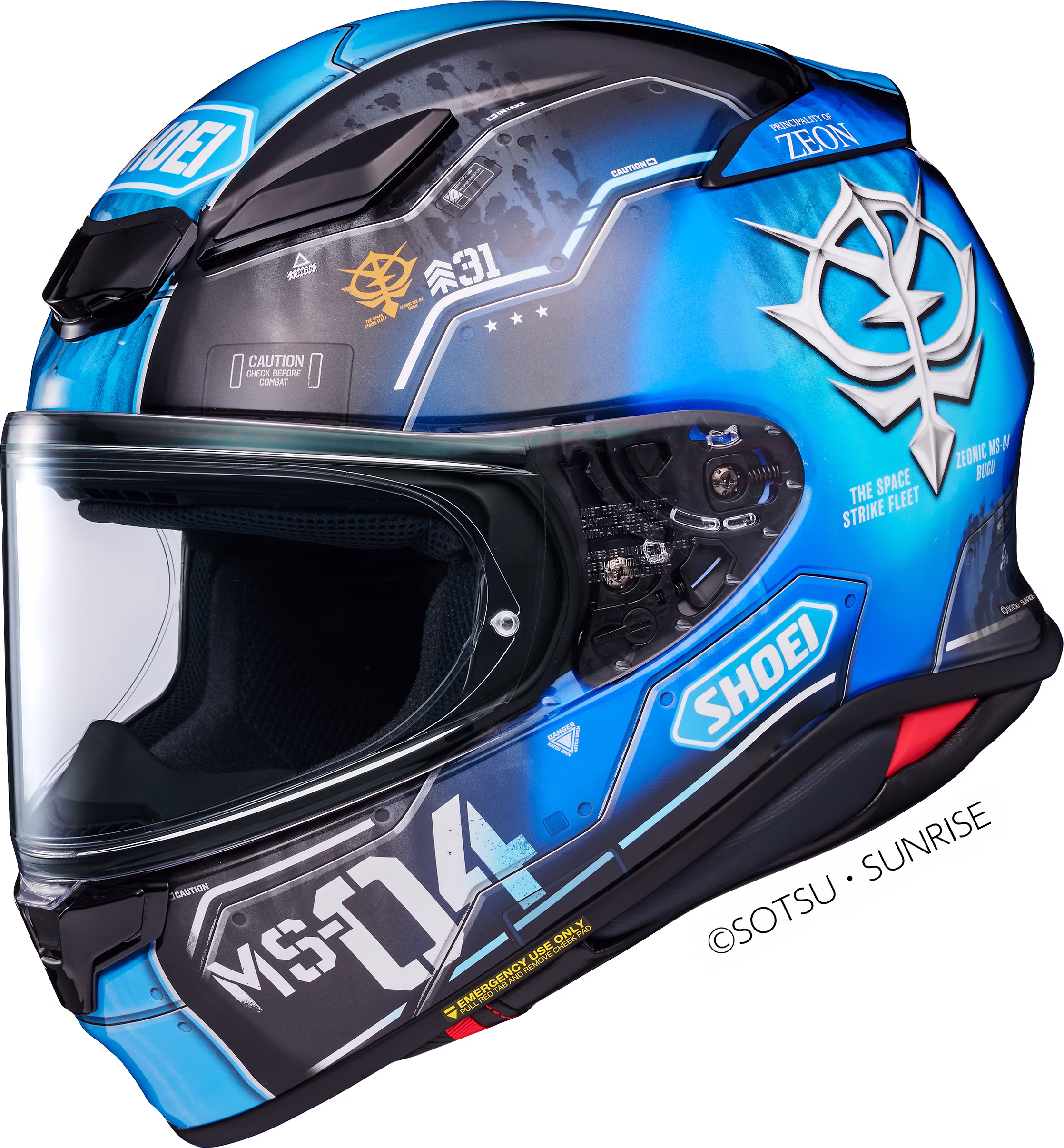 SHOEI integralna motoristična čelada NXR2 Bugu TC-2 Modra/Črna/Bela XXS