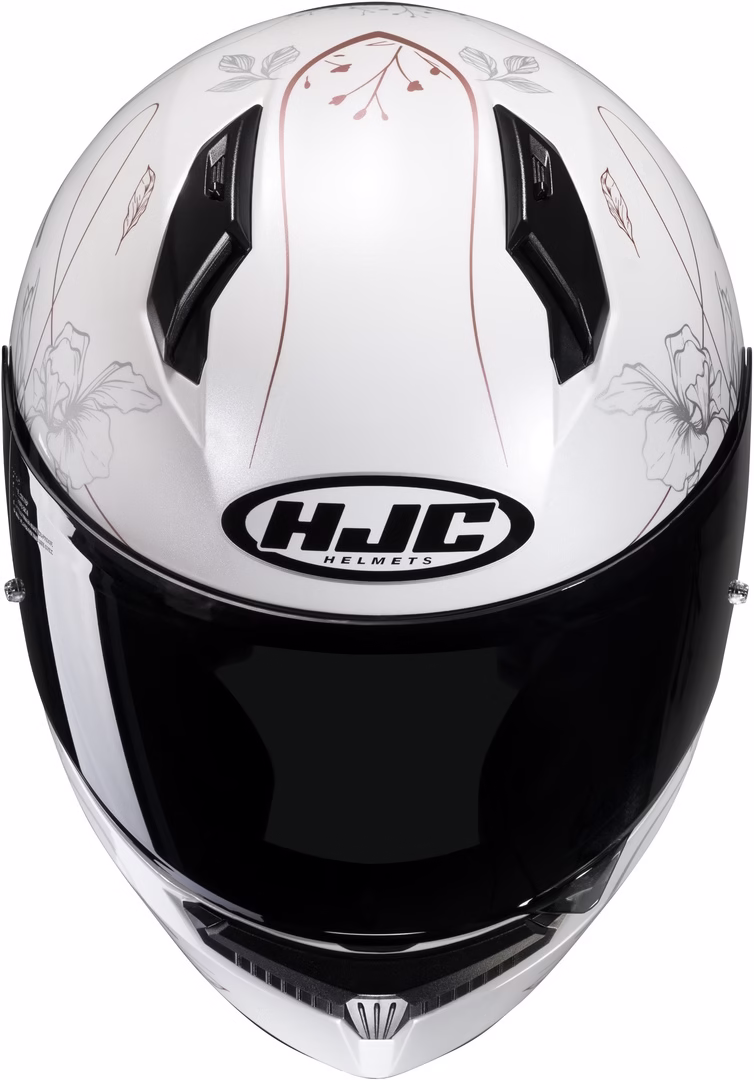 HJC integralna motoristična čelada C10 EPIK MC8 Bela/Roza XS