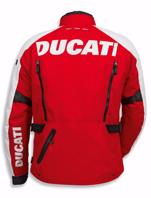 Ducati m. motoristična jakna TOUR C5 Tex Rdeča/Bela M