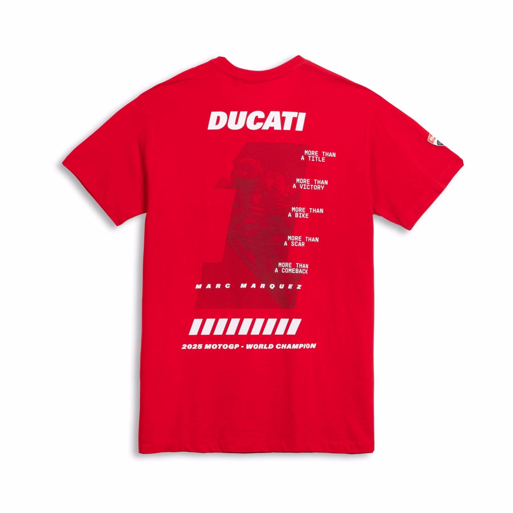 Ducati m. T-shirt MM93 World Champion 25 Rdeča/Bela 2XL