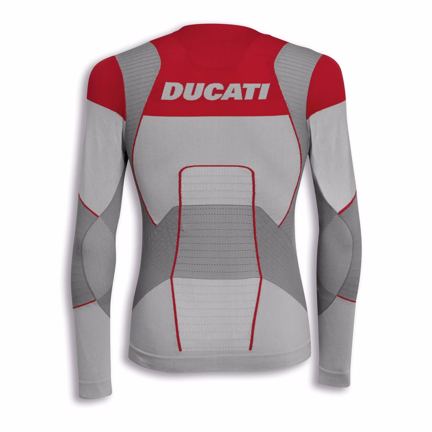 Ducati motoristično perilo majica TECHNICAL Cool Down 2 Long Sleeve Siva/Rdeča L/XL