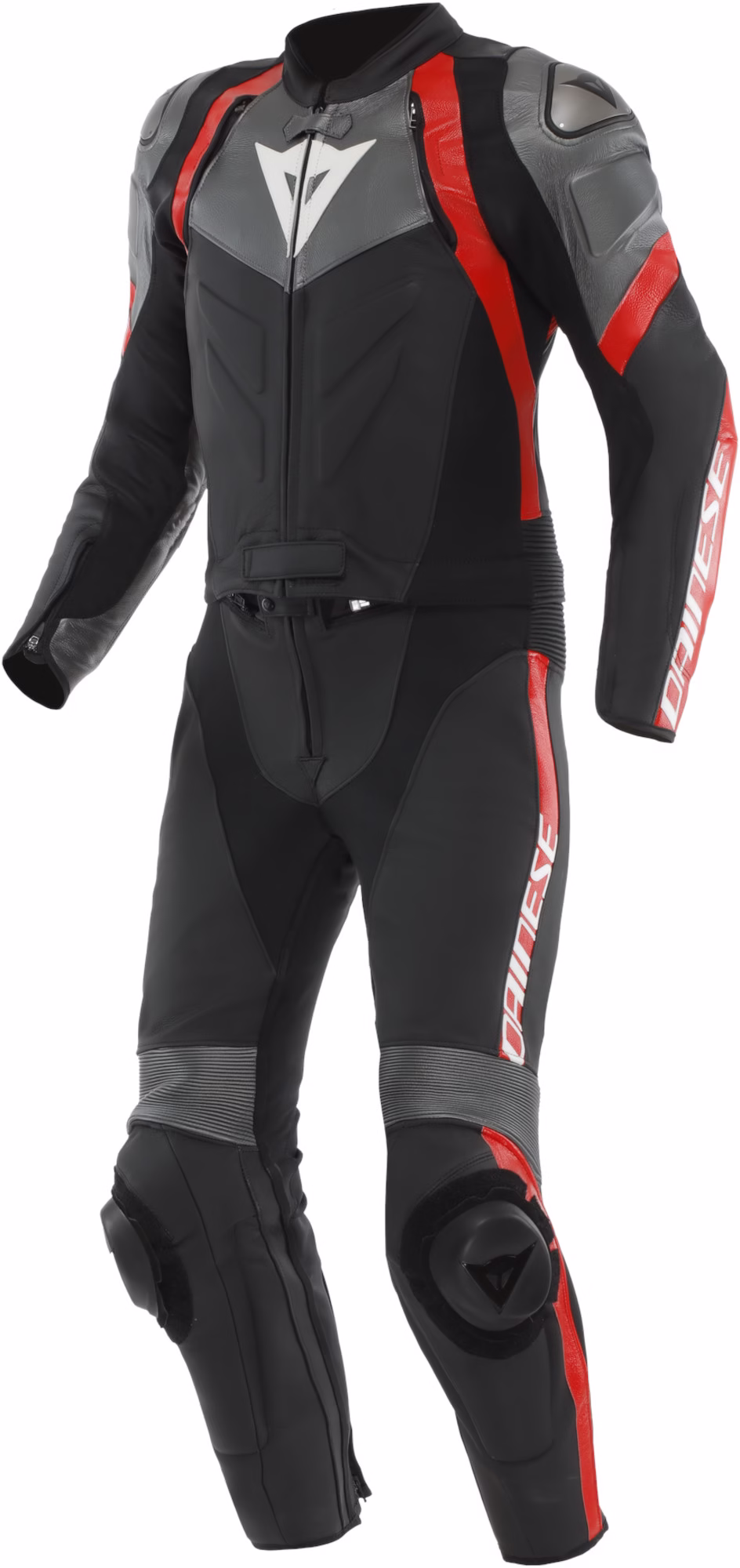 Dainese m. motoristični kombinezon AVRO 4 2D Črna/Siva/Rdeča 54