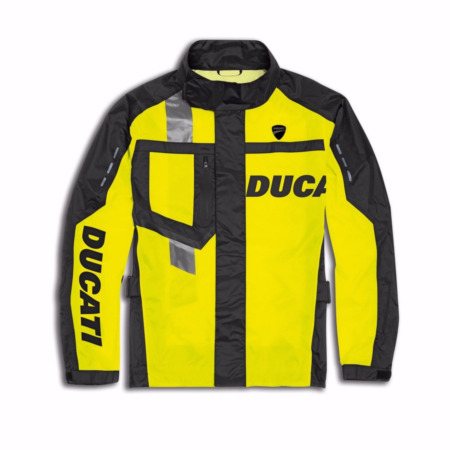 Ducati dežna motoristična jakna AQUA V2 Rumena/Črna XL