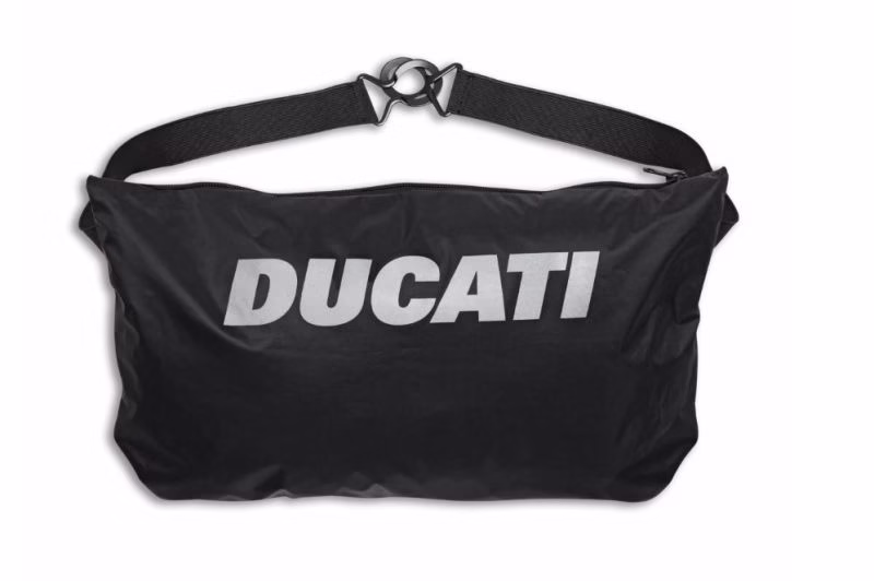 Ducati dežna motoristična jakna DESMO Bela/Rdeča 2XL