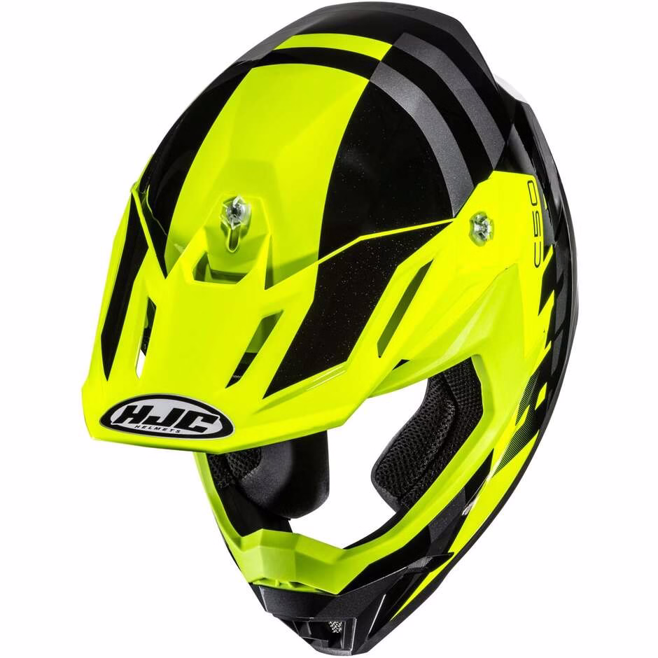 HJC crossover motoristična čelada C50 MIRAGE MC3H Črna/Rumena/Siva XL