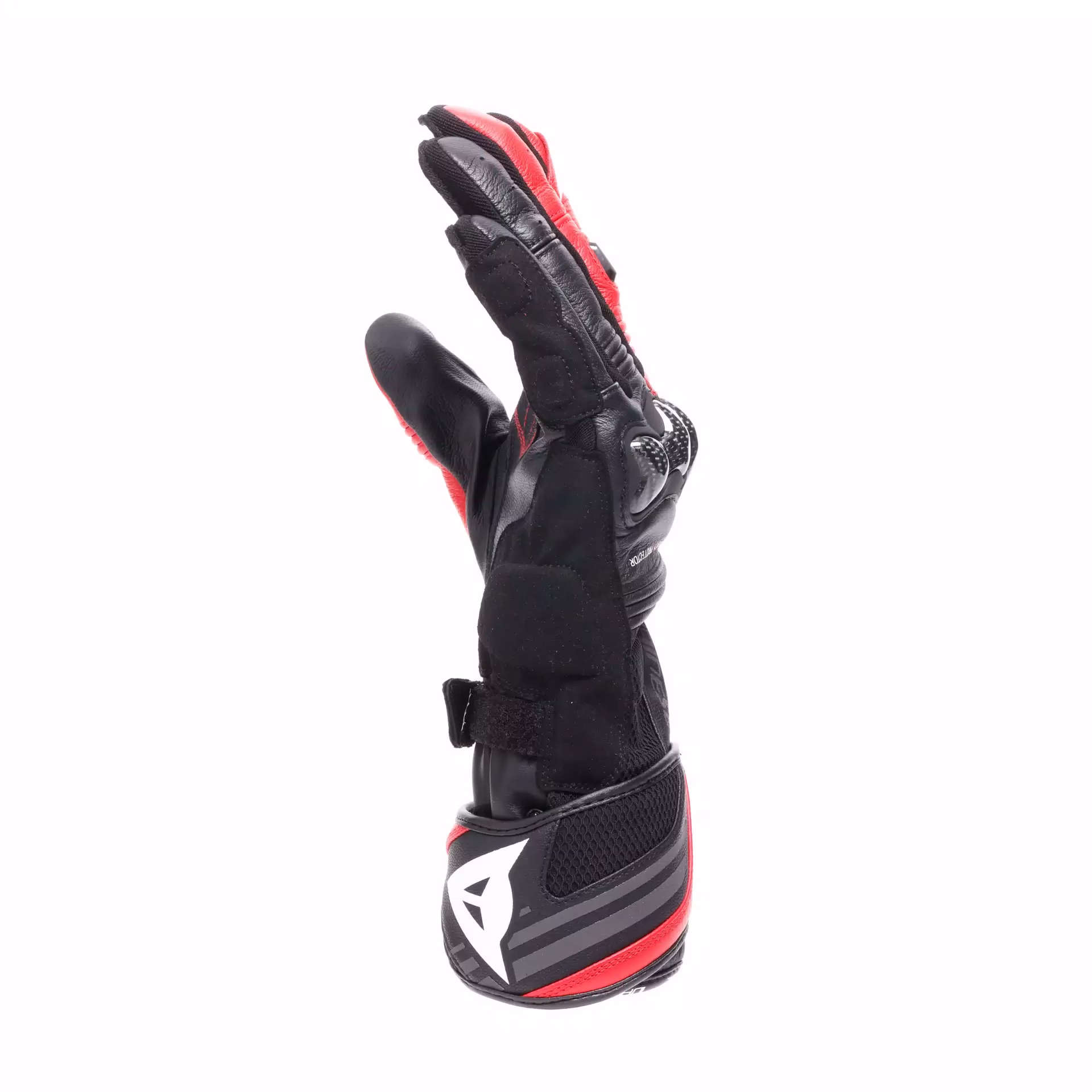 Dainese m. motoristične rokavice REACTO Carbon Long Črna/Rdeča M