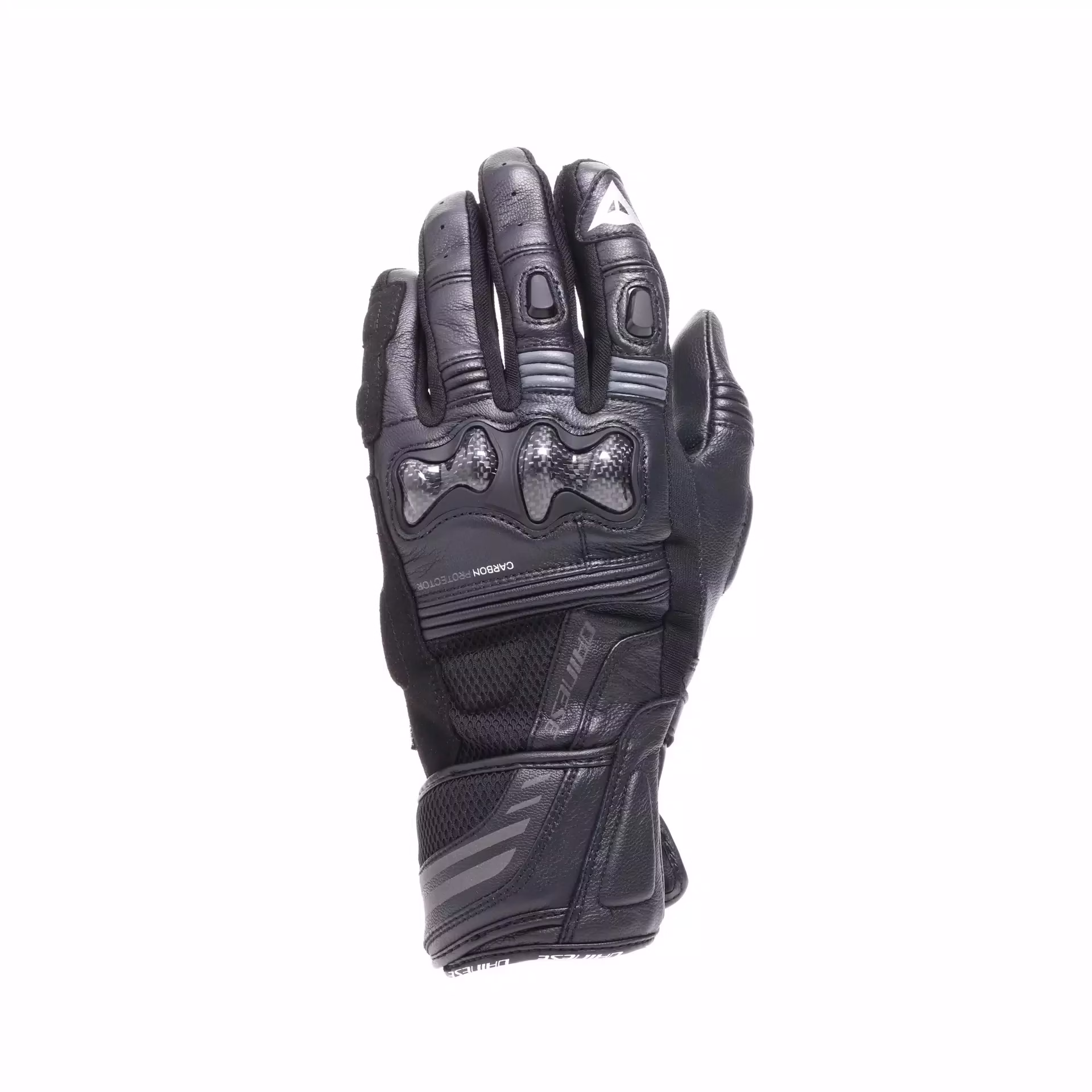 Dainese ž. motoristične rokavice REACTO Carbon Long Črna/Siva M