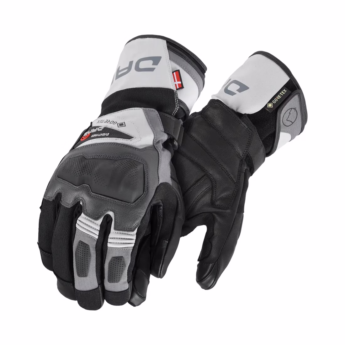 DANE m. motoristične rokavice HELSINGOR Gore-tex Črna/Beige/Siva XL