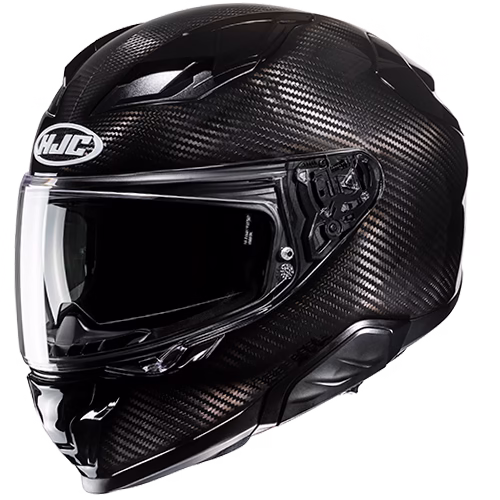 HJC integralna motoristična čelada F71 CARBON SOLID Carbon/Črna S
