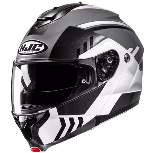 HJC preklopna motoristična čelada C91N KAON MC5 Črna Mat/Siva/Bela 2XL