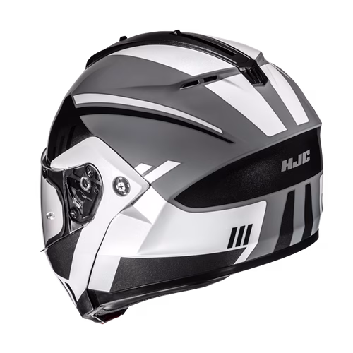 HJC preklopna motoristična čelada C91N KAON MC5 Črna Mat/Siva/Bela 2XL