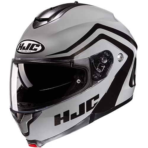 HJC preklopna motoristična čelada C91N NEPOS MC5 Siva Mat/Črna 2XL