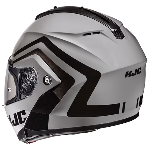 HJC preklopna motoristična čelada C91N NEPOS MC5 Siva Mat/Črna 2XL