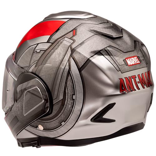 HJC preklopna motoristična čelada F100 ANTMAN MARVEL MC1 Rjava/Rdeča L