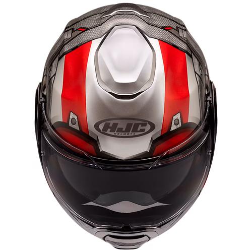 HJC preklopna motoristična čelada F100 ANTMAN MARVEL MC1 Rjava/Rdeča L
